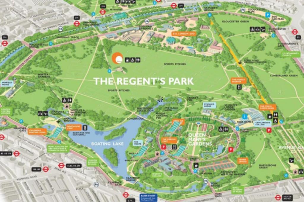 Comfy 1Br Flat V Close To Euston And Regent'S Park Лондон Экстерьер фото